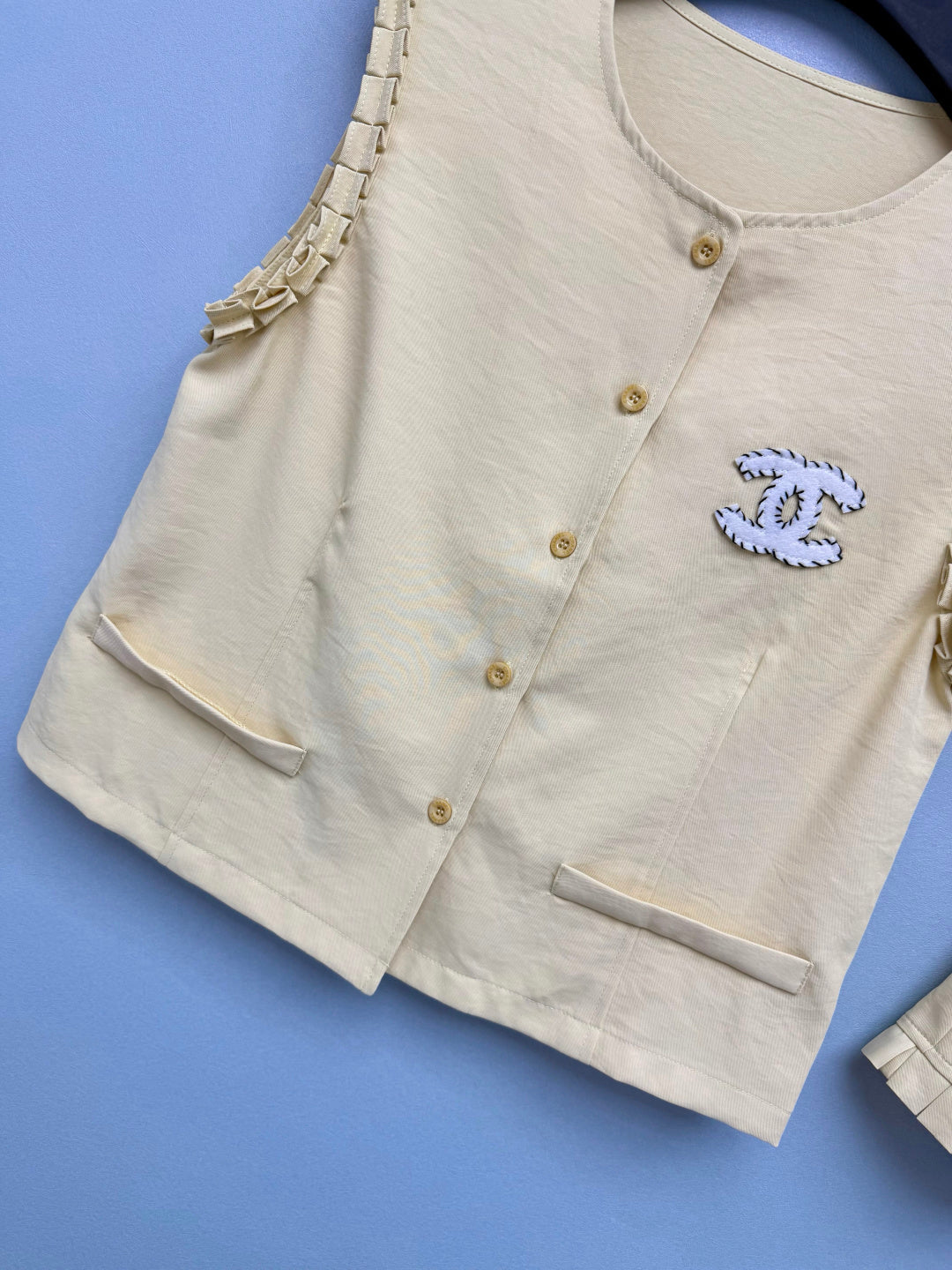 CHANEL 26S VEST TOP & SHORTS SET STYLE 1174