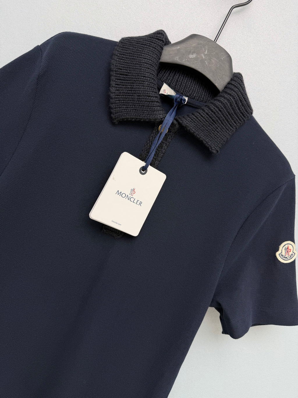 MONCLER 26S SHORT-SLEEVE POLO DRESS 674