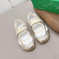 BOTTEGA VENETA 26S ORBIT FLASH MARY JANE IN BEIGE AND WHITE BREATHABLE MESH