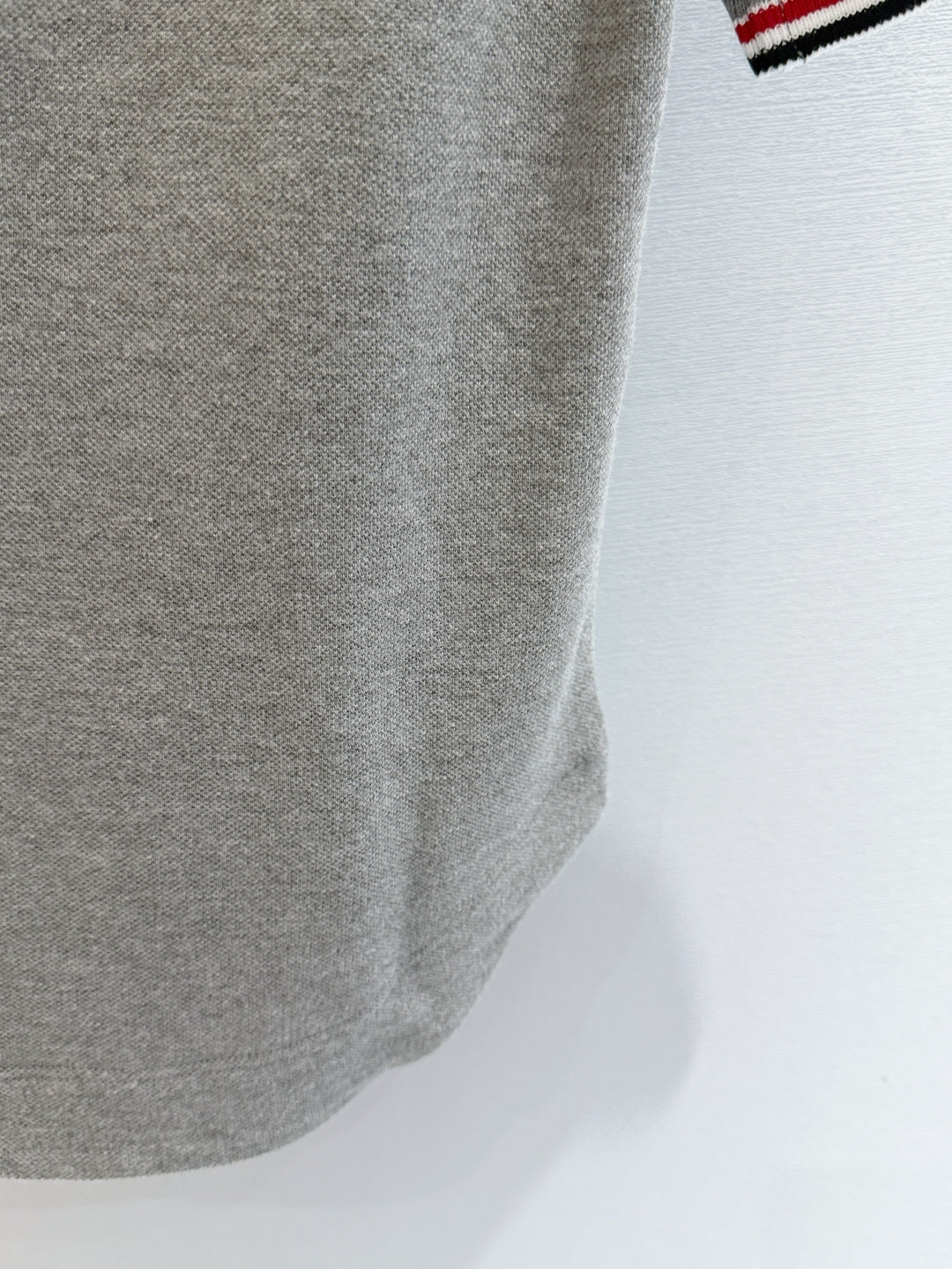 THOM 26S GRAY STRIPED POLO SHIRT STYLE 201