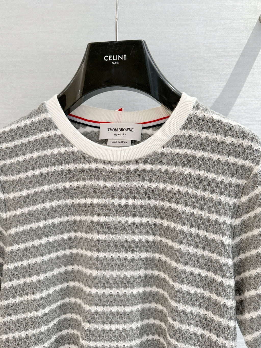 THOM 26S SHORT-SLEEVE KNIT TOP STYLE 196