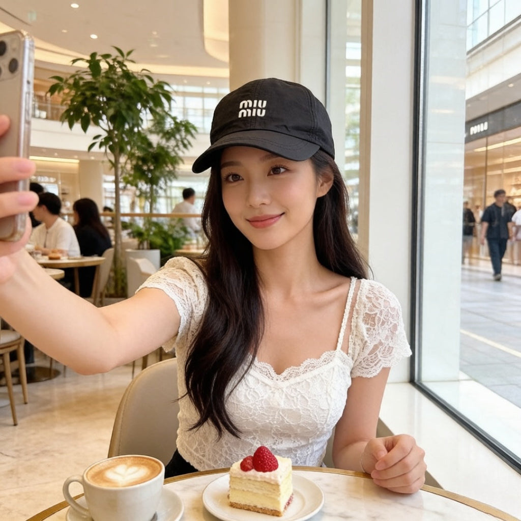 MIUMIU 26S BASEBALL CAP 342215