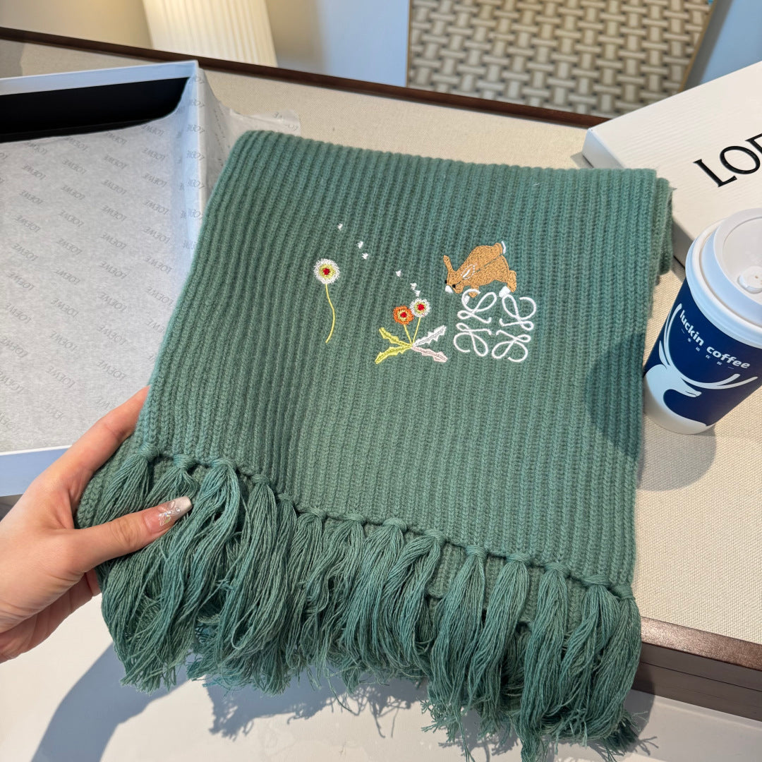 LOEWE 26S SCARF 200 IN CASHMERE 128242