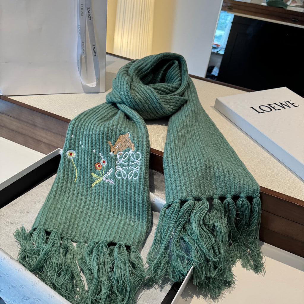 LOEWE 26S SCARF 200 IN CASHMERE 128242