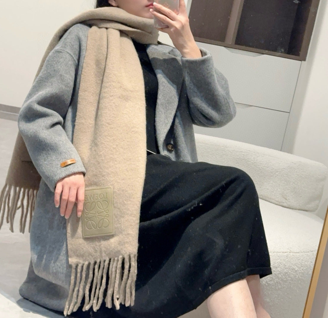 LOEWE 26S SCARF 200 IN WOOL MOHAIR 142599