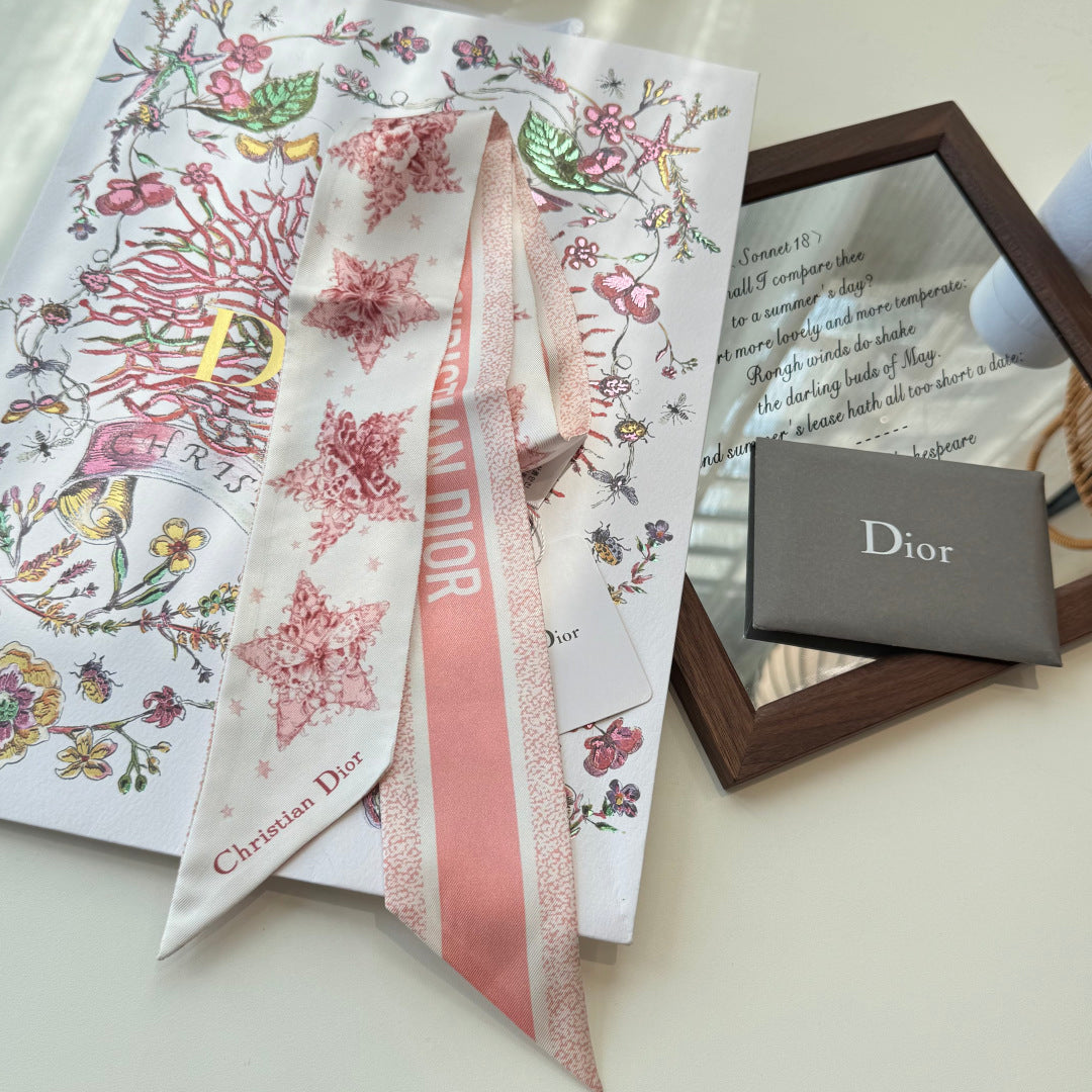 DIOR 26S SCARF 100CM IN SILK 272635