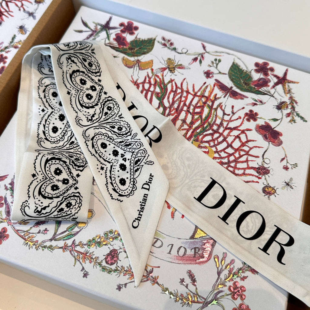 DIOR 26S SCARF 100CM IN SILK 302945
