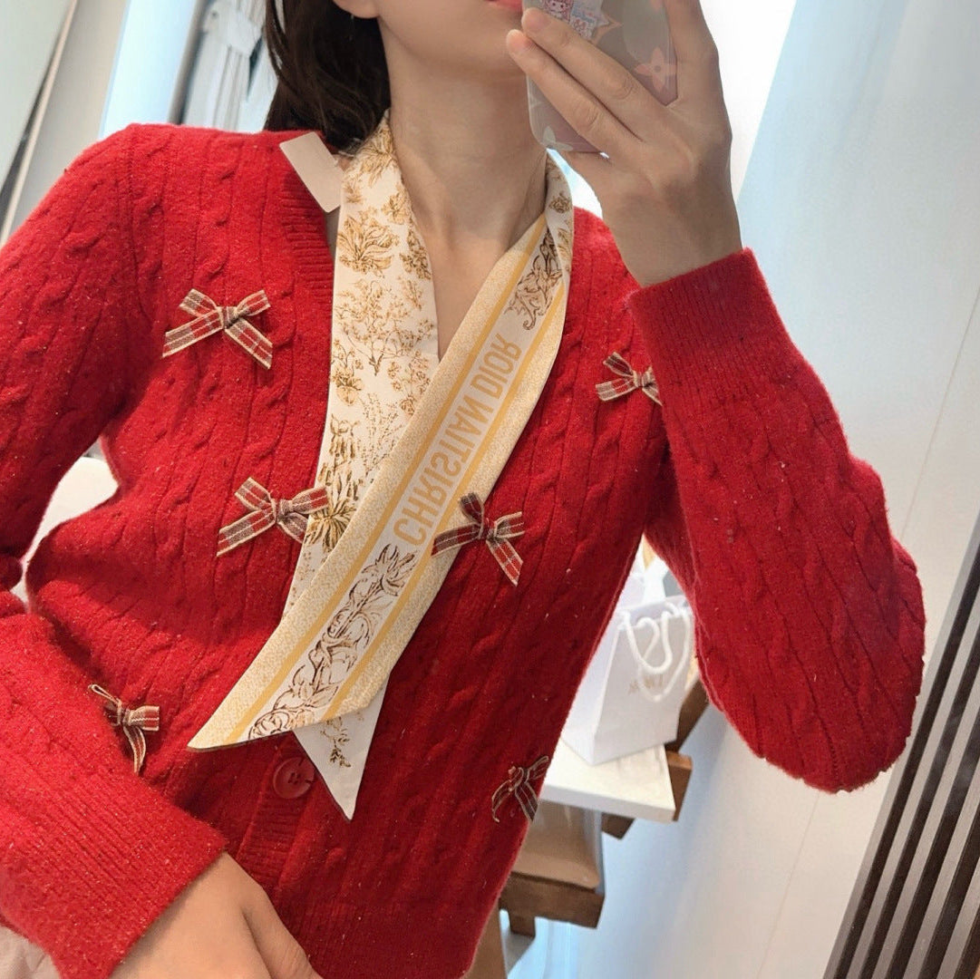 DIOR 26S SCARF 105CM IN SILK 316520