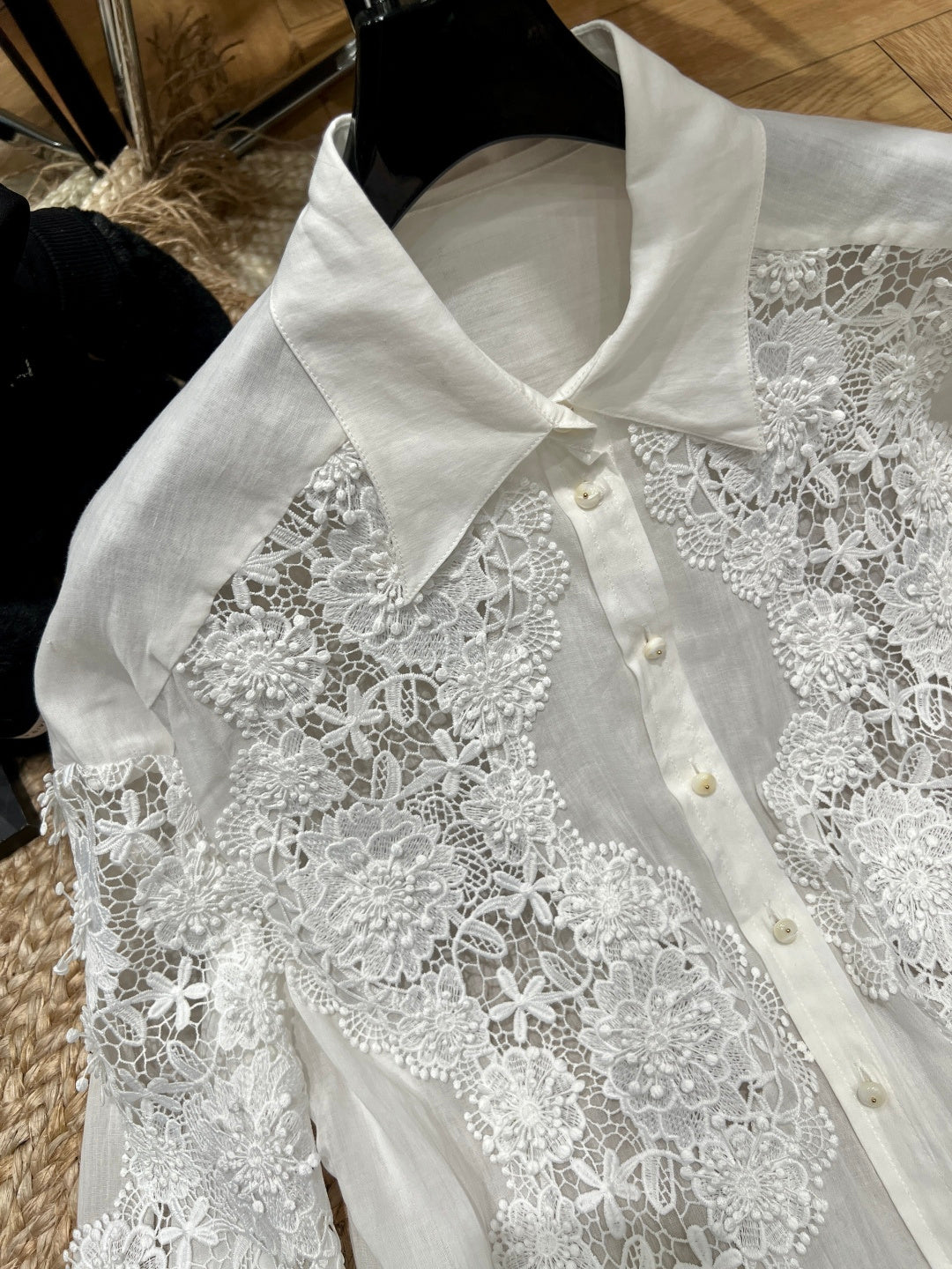 ZIMMERMANN 26S LACE SHIRT STYLE 146