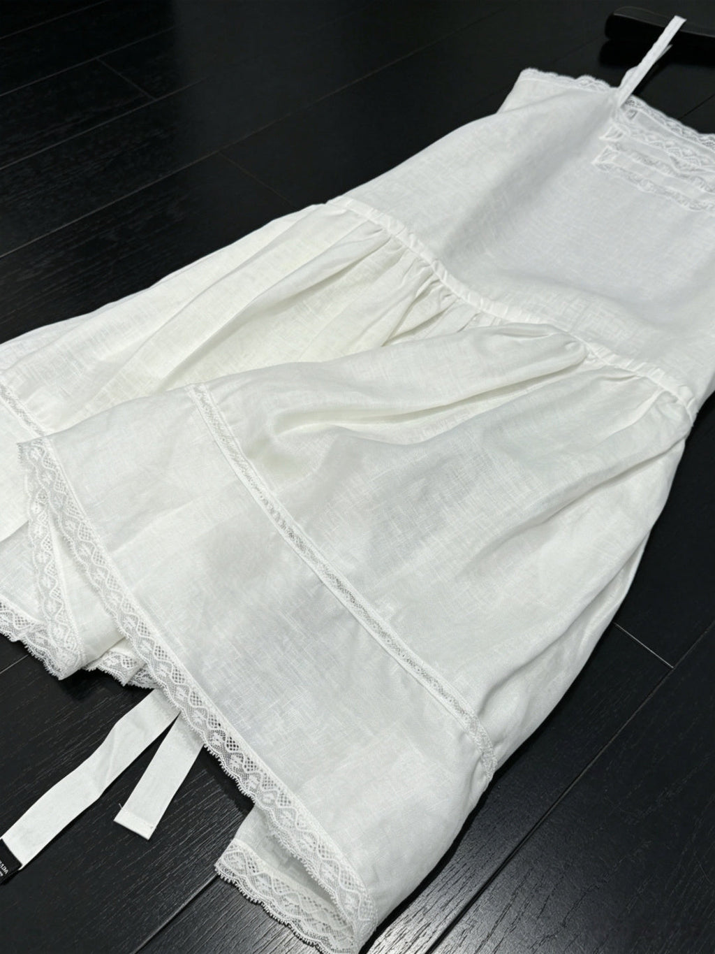 PRADA 26S LINEN SLIP DRESS 1043