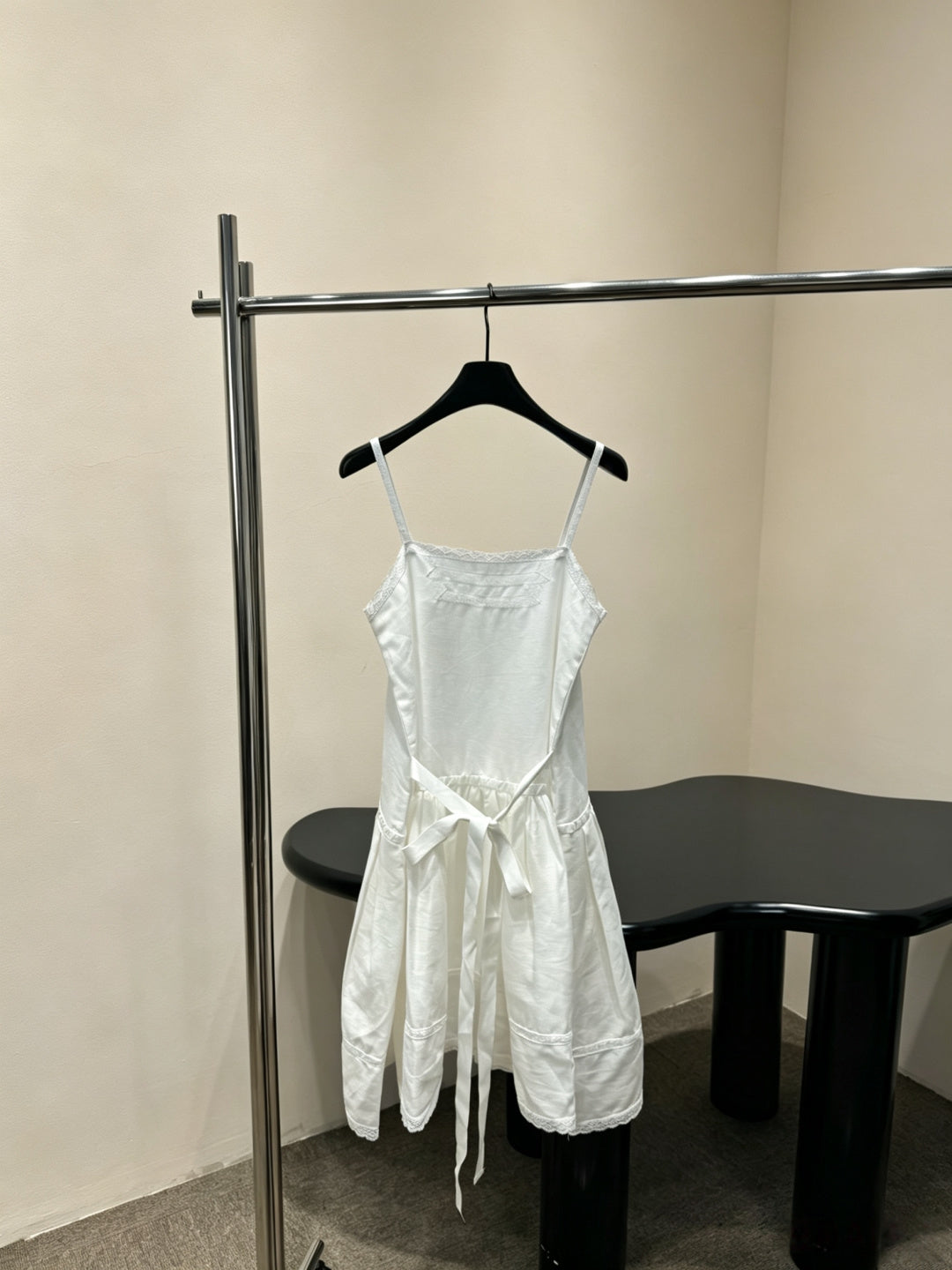 PRADA 26S LINEN SLIP DRESS 1043