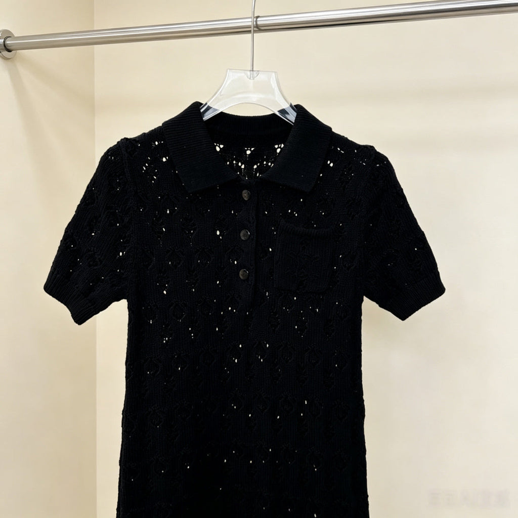 CELINE 26S LACE KNIT DRESS 447