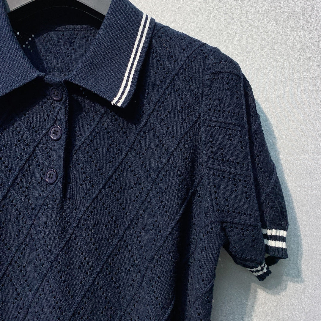 FENDI 26S SHORT SLEEVE POLO SHIRT 018