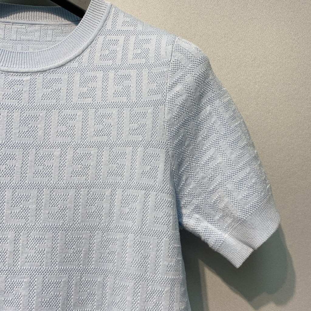 FENDI 26S SHORT SLEEVE KNIT T-SHIRT 015