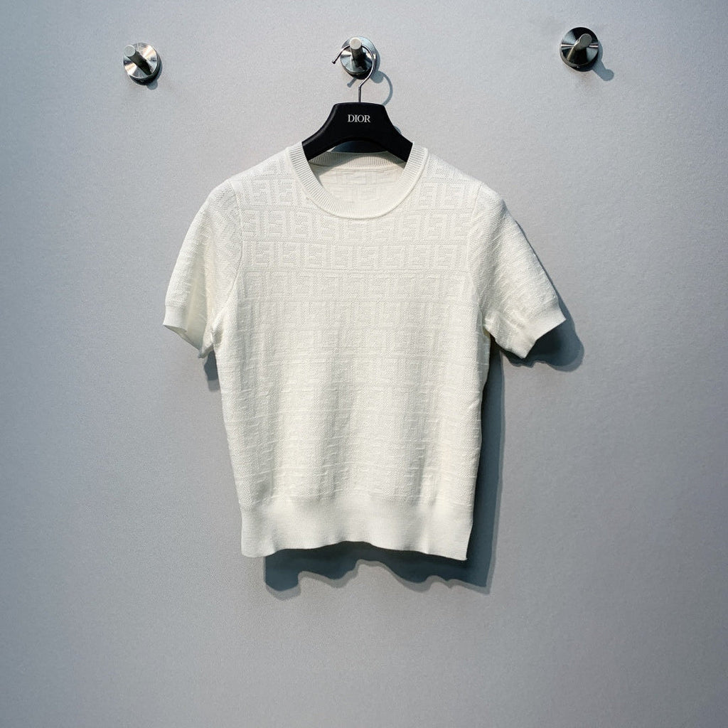 FENDI 26S SHORT SLEEVE KNIT T-SHIRT 014