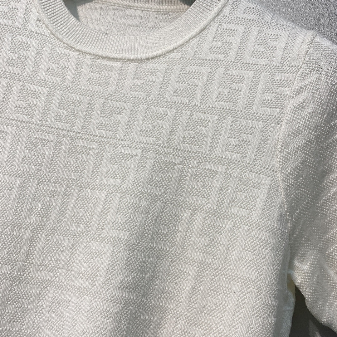 FENDI 26S SHORT SLEEVE KNIT T-SHIRT 014