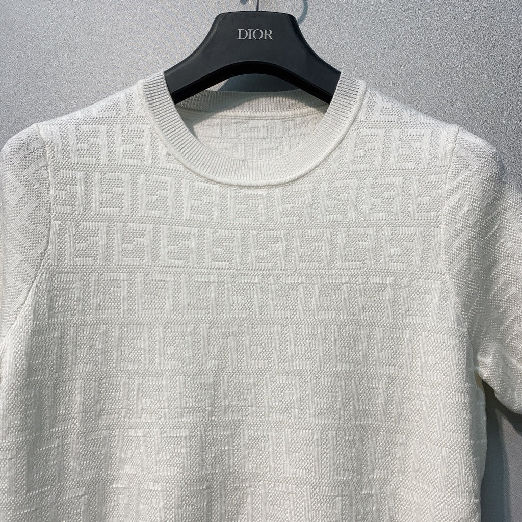 FENDI 26S SHORT SLEEVE KNIT T-SHIRT 014