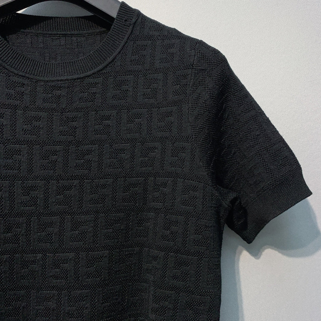 FENDI 26S SHORT SLEEVE KNIT T-SHIRT 013