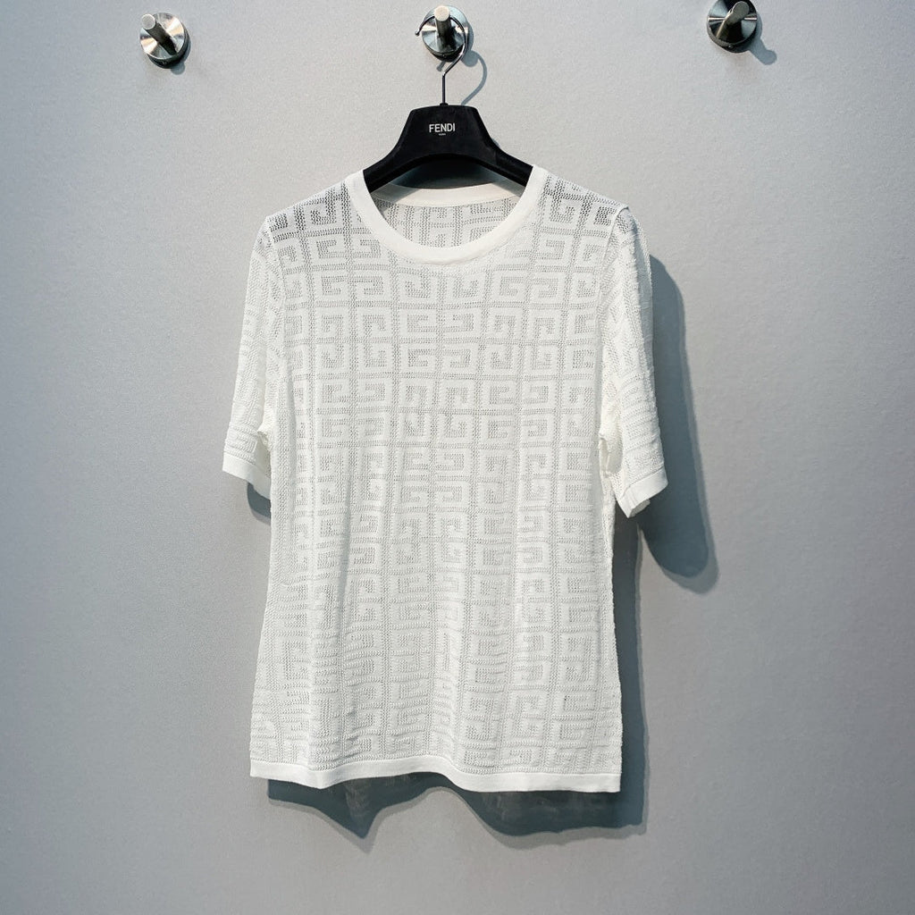 FENDI 26S SHORT SLEEVE KNIT T-SHIRT 011