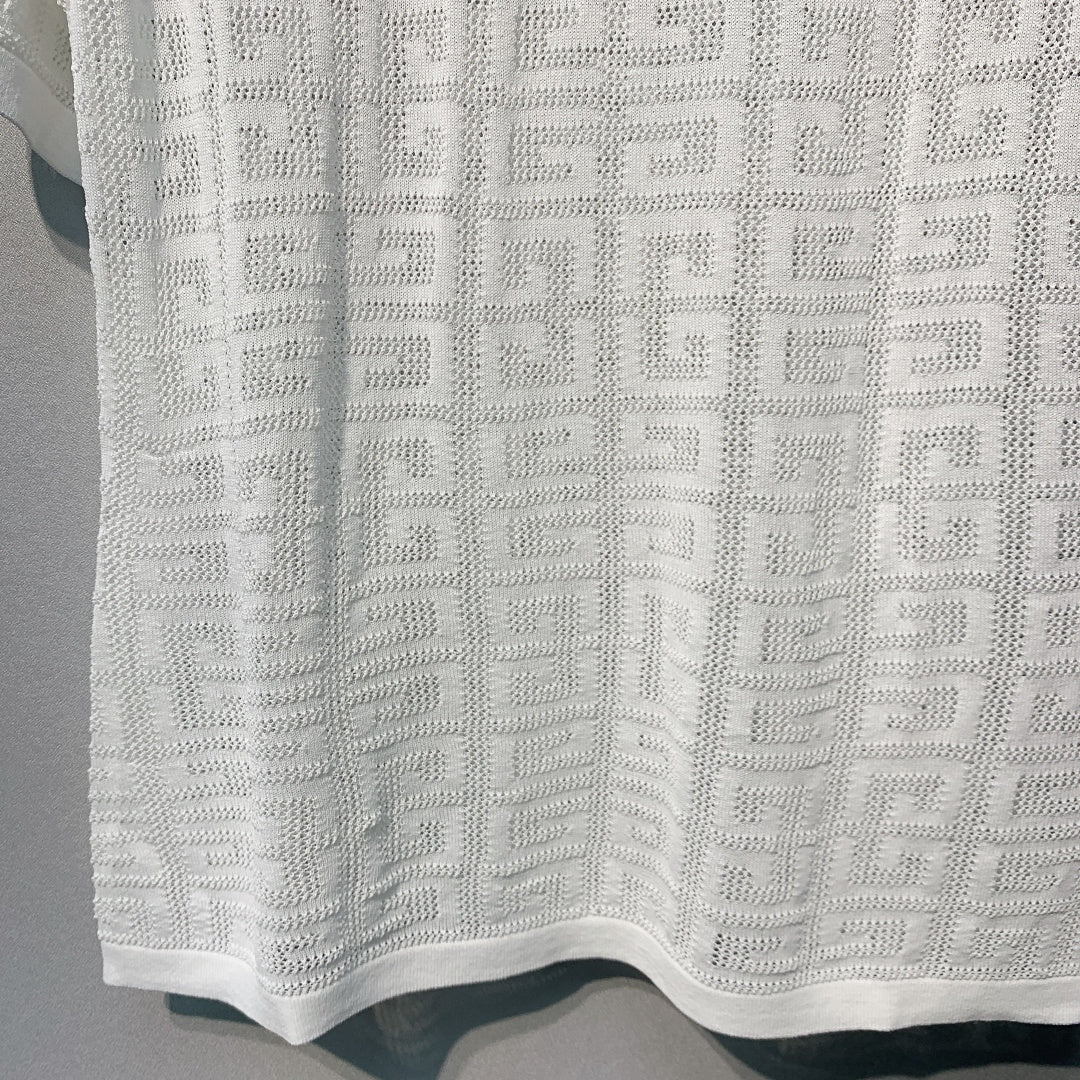 FENDI 26S SHORT SLEEVE KNIT T-SHIRT 011
