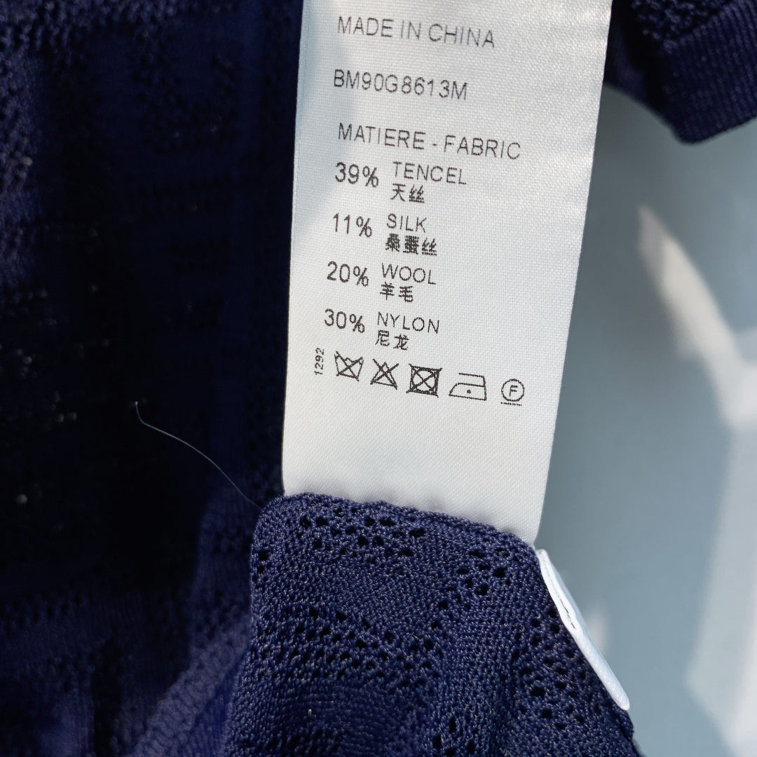 FENDI 26S SHORT SLEEVE KNIT T-SHIRT 010