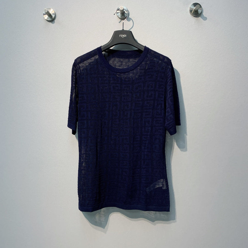 FENDI 26S SHORT SLEEVE KNIT T-SHIRT 010