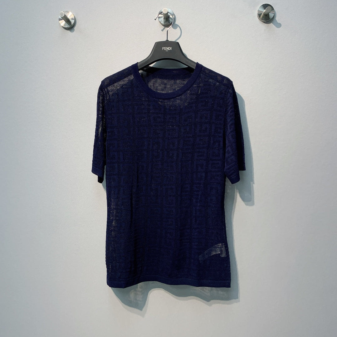 FENDI 26S SHORT SLEEVE KNIT T-SHIRT 010