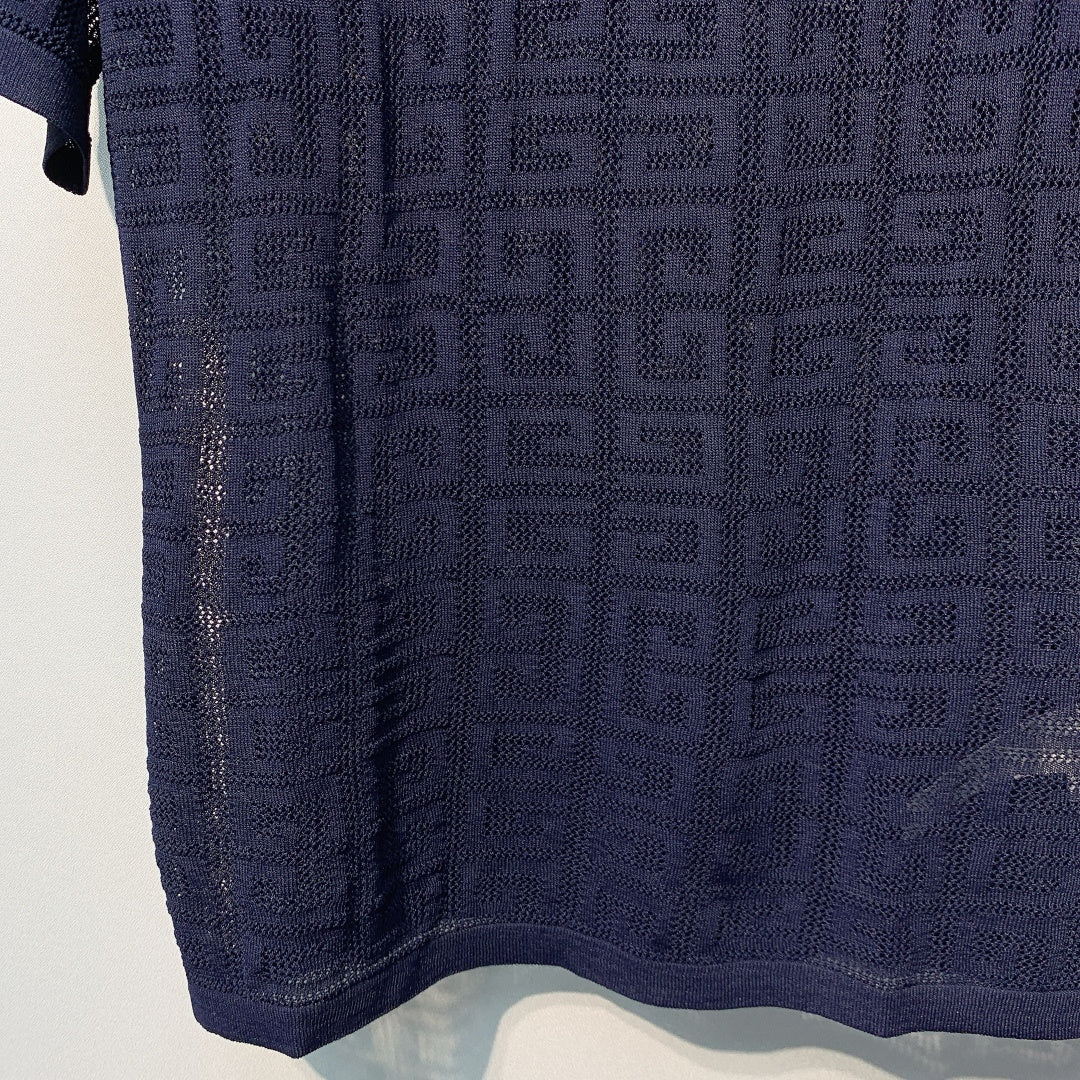 FENDI 26S SHORT SLEEVE KNIT T-SHIRT 010