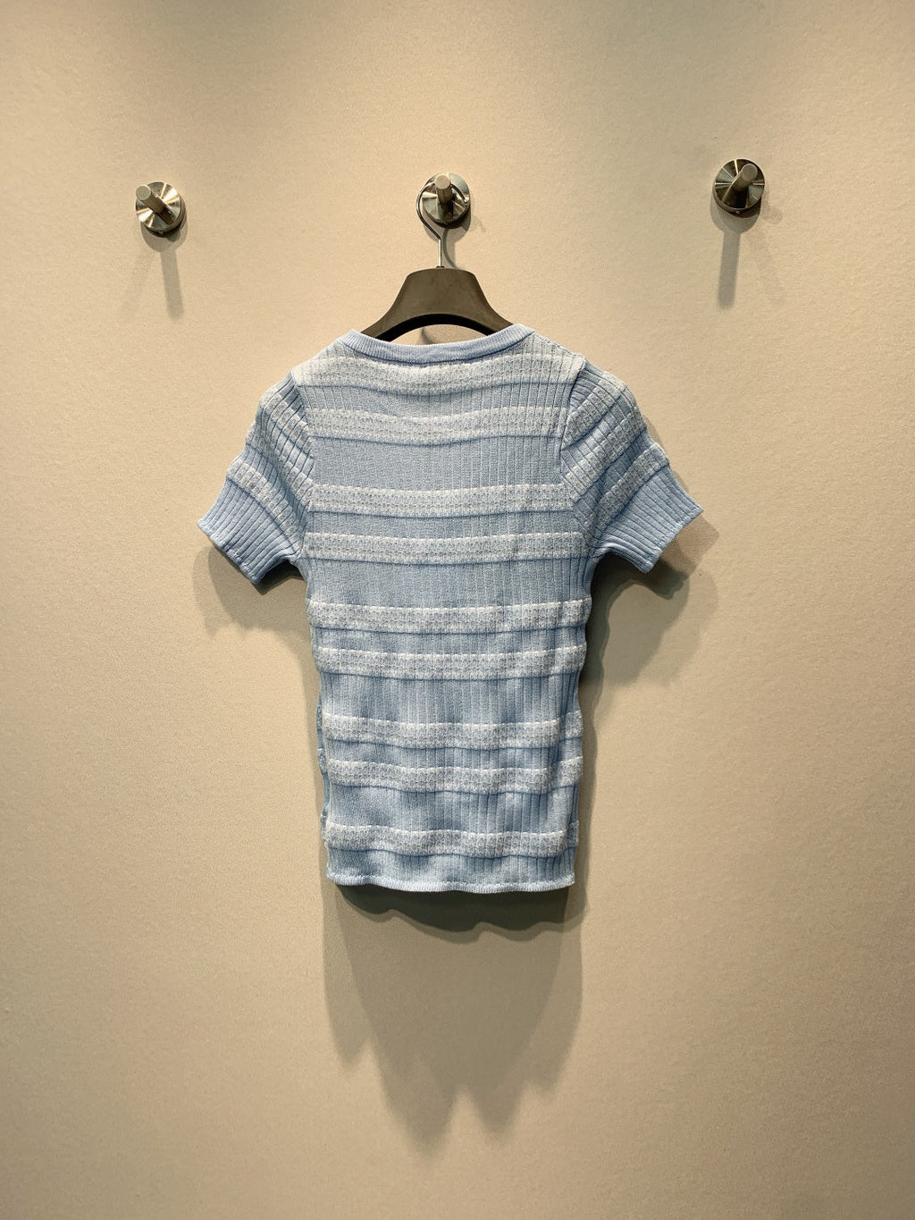 CHANEL 26S KNIT SHORT SLEEVE T-SHIRT STYLE 1284