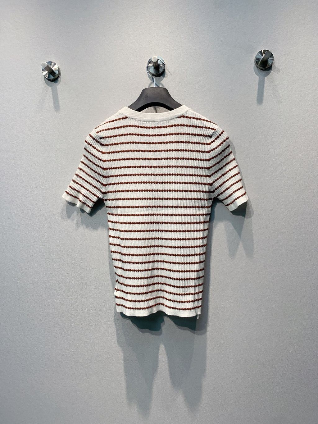 PRADA 26S SHORT-SLEEVE KNIT TOP 1042
