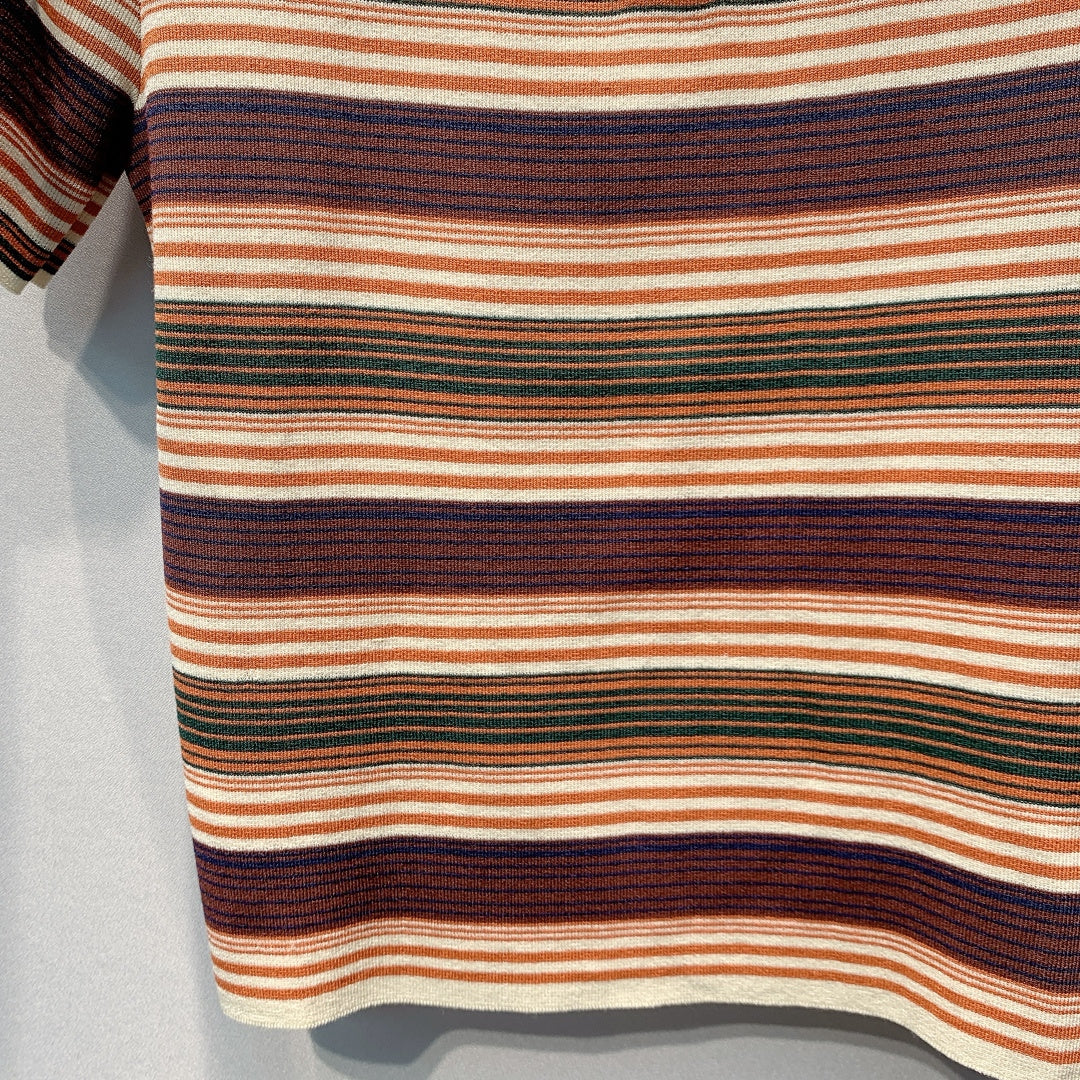 CELINE 26S STRIPED SHORT-SLEEVE POLO SHIRT 441