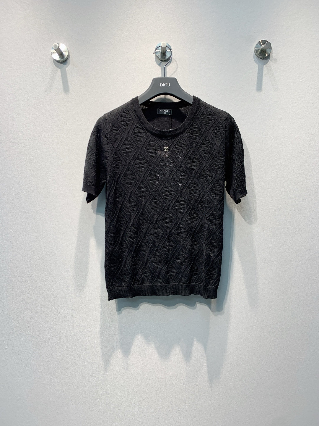 CHANEL 26S SHORT-SLEEVE KNIT TOP 1390