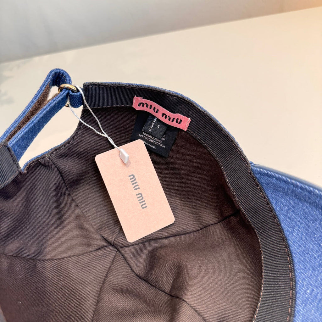 MIUMIU 26S BASEBALL CAP 343798