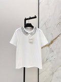 VALENTINO 26S PETER PAN COLLAR T-SHIRT STYLE 48
