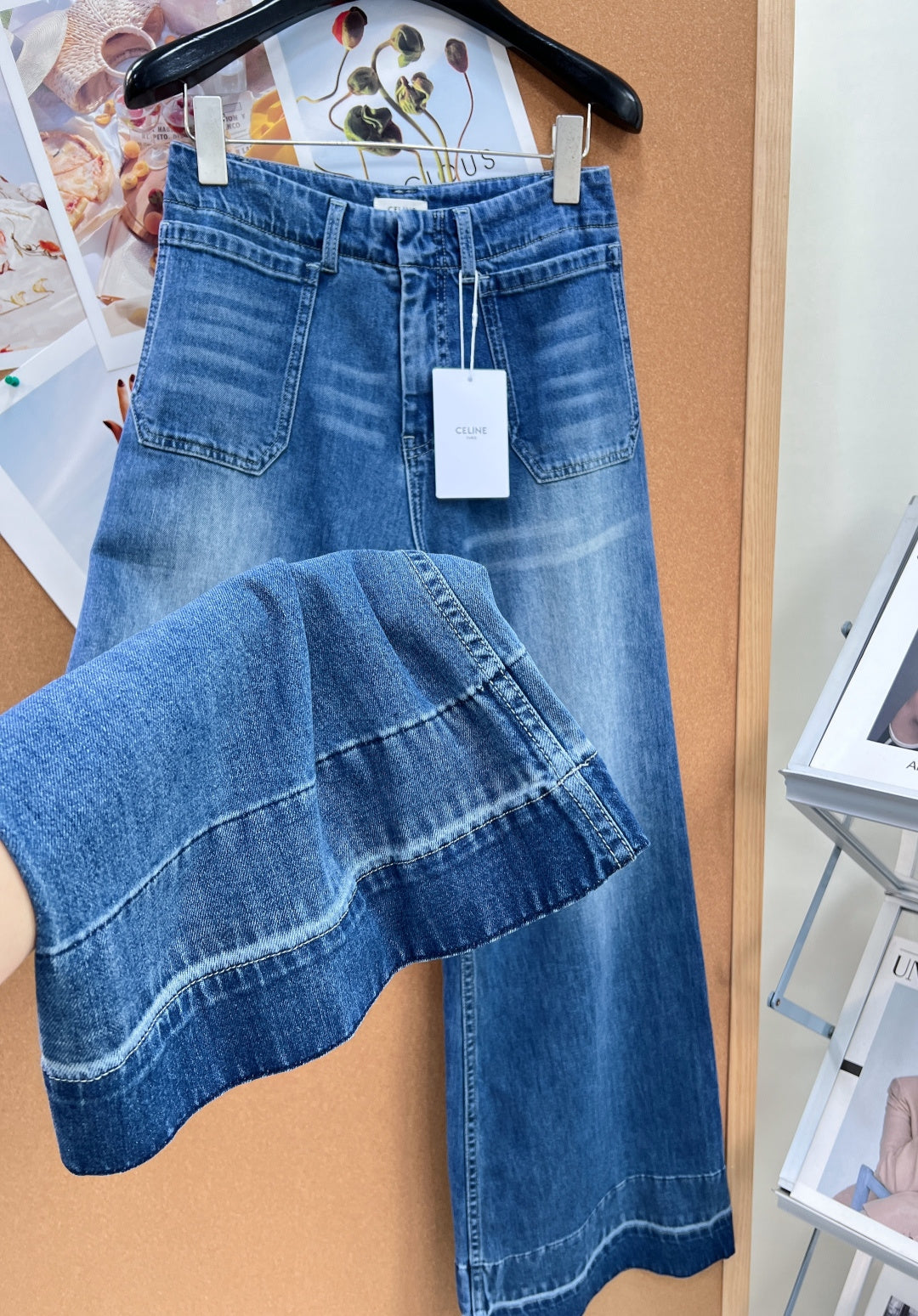 CELINE 26S WIDE LEG JEANS 290