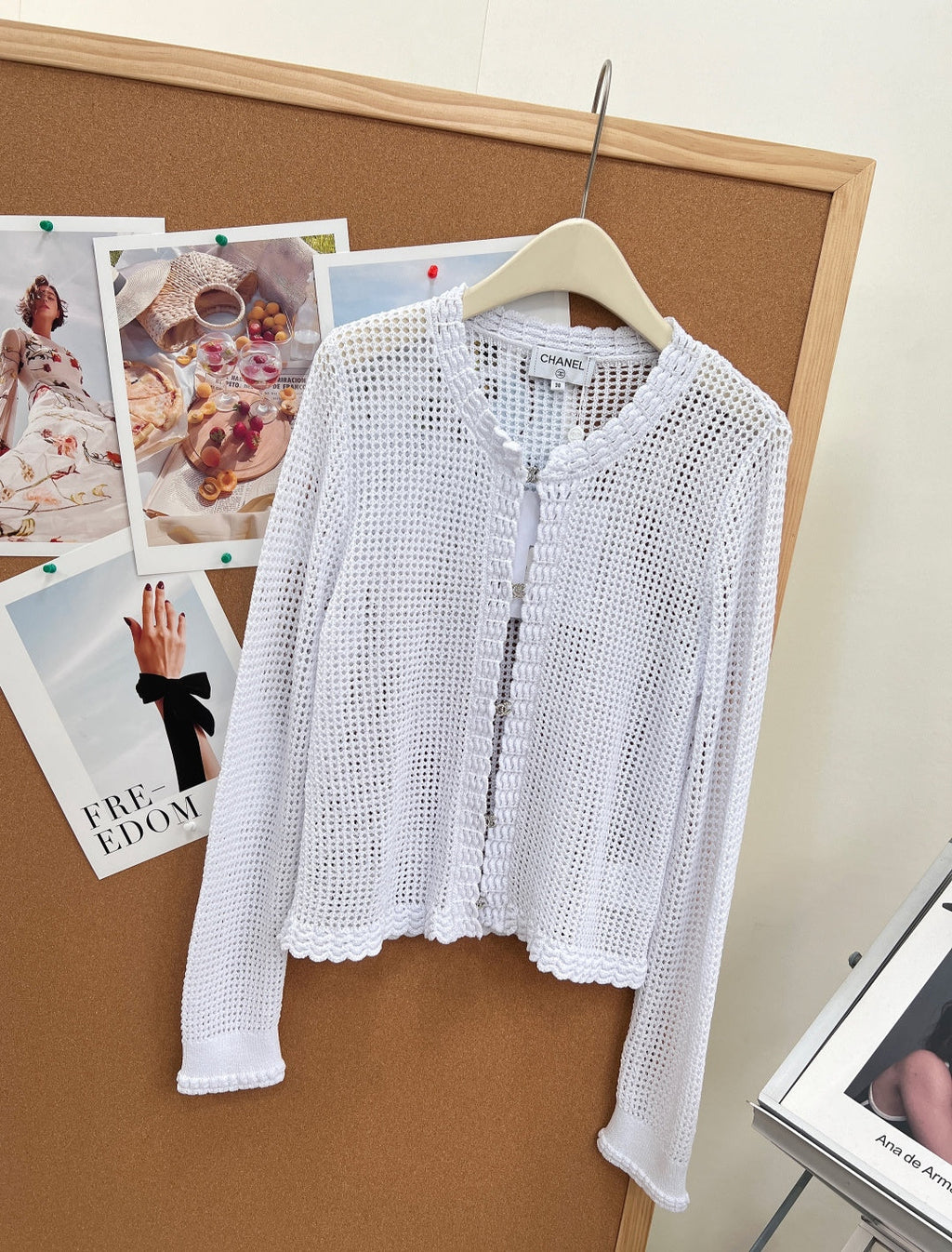 CHANEL 26S OPEN KNIT CARDIGAN STYLE 1243