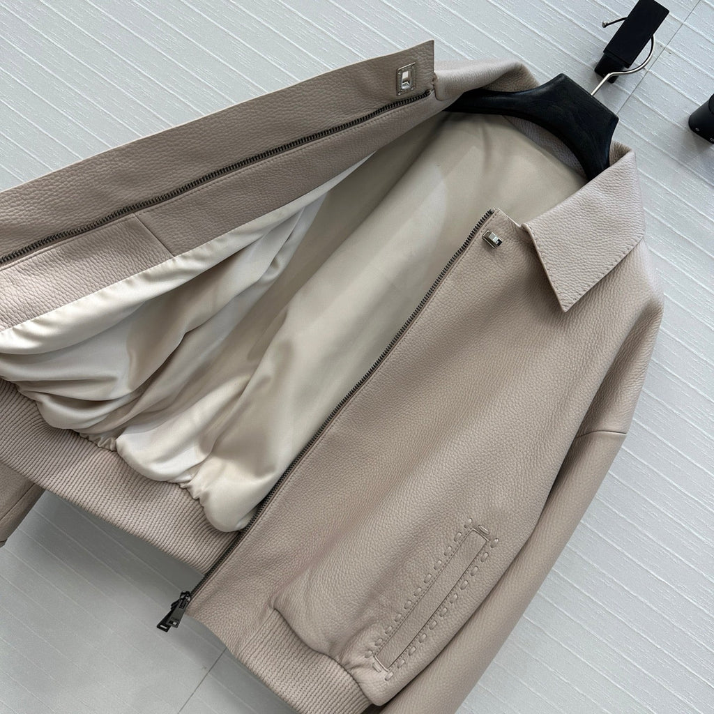 FENDI PREMIUM LEATHER JACKET 276194