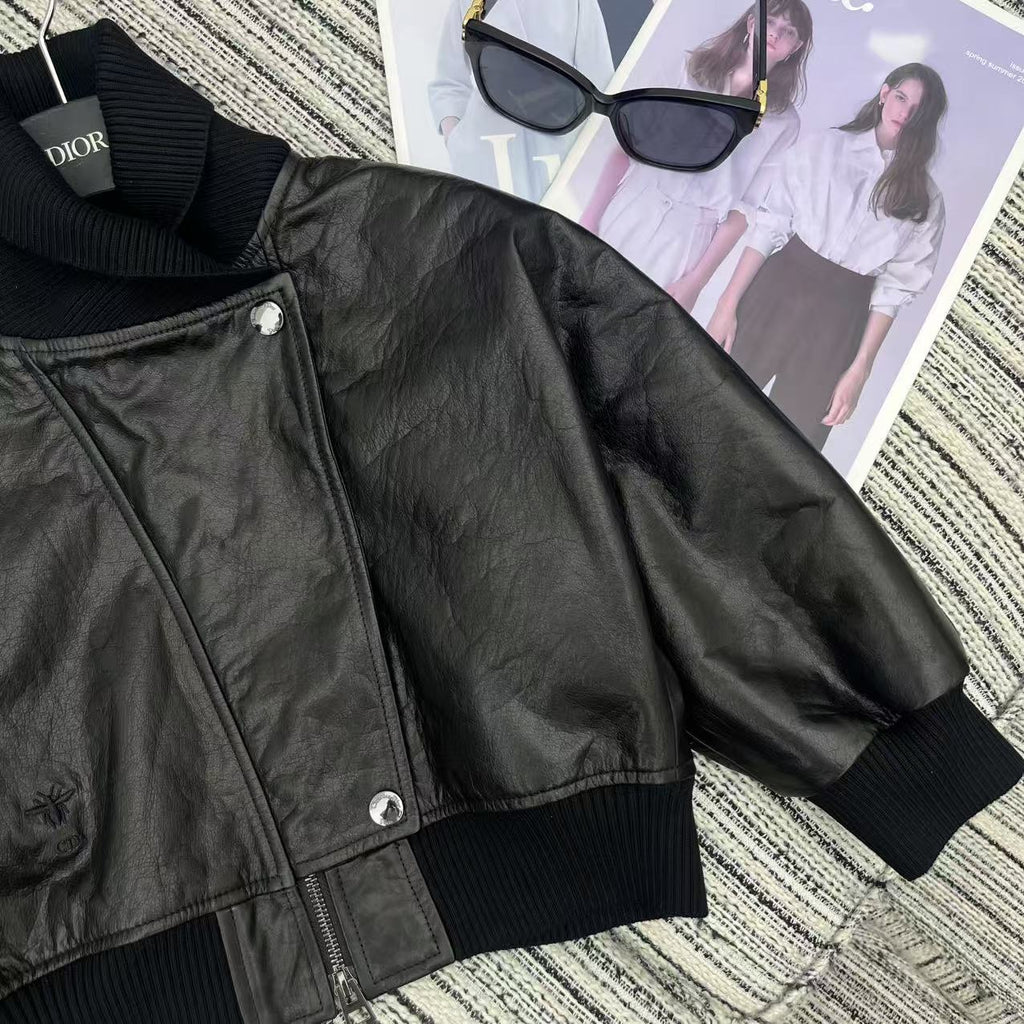 DIOR 25S LEATHER JACKET STYLE 371