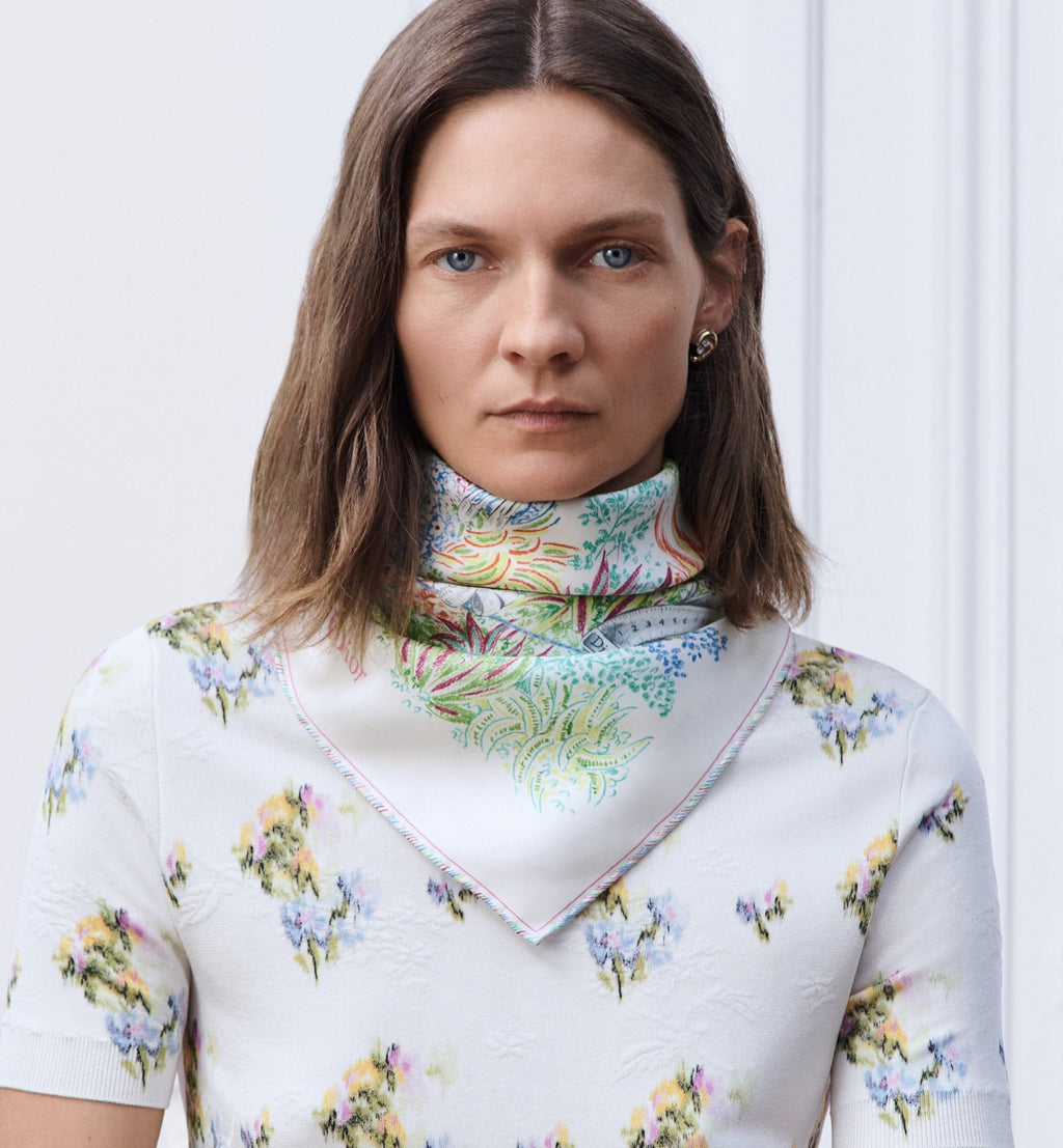 DIOR 26S SCARF 90CM IN SILK 318394