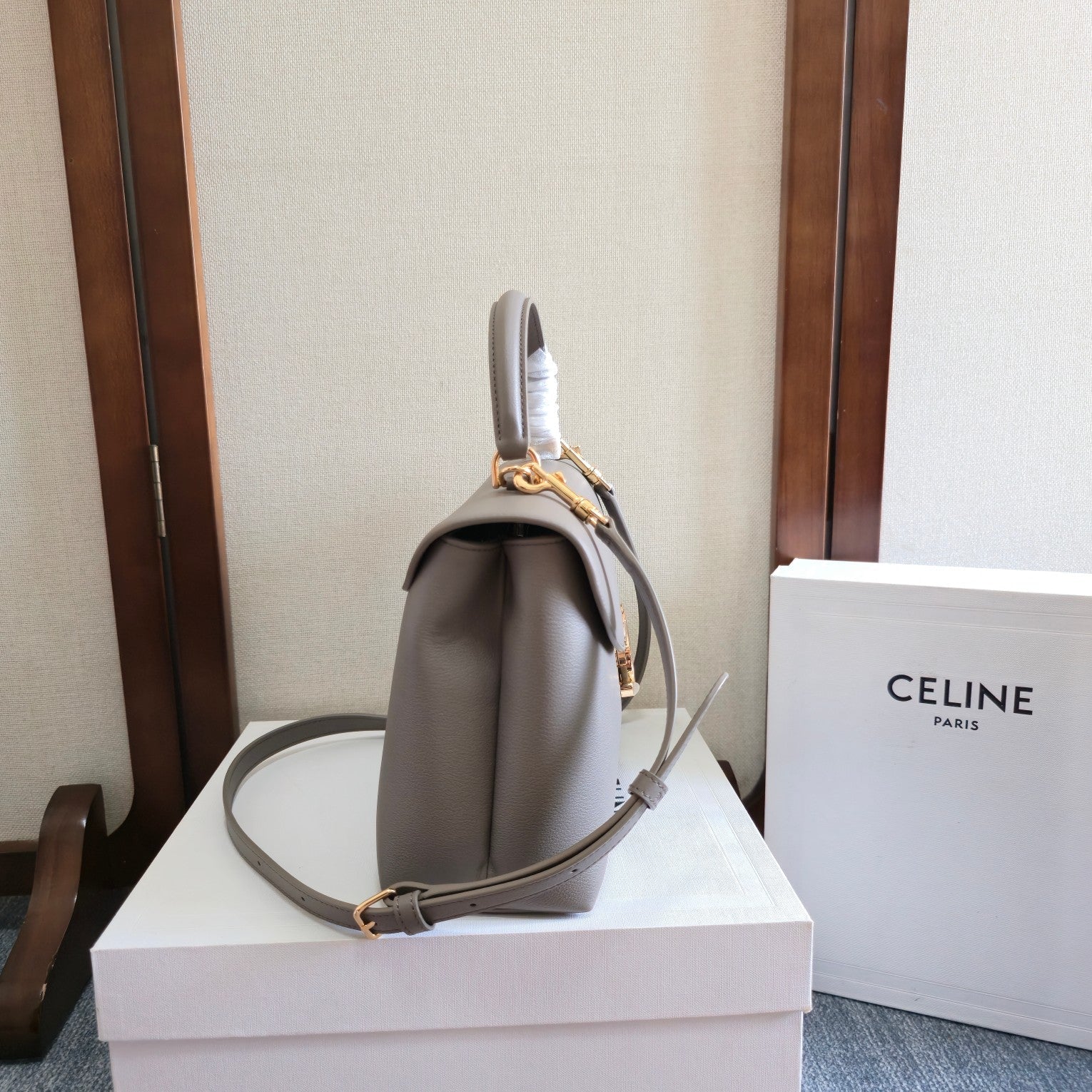 NINO TEEN MEDIUM 25 BAG IN GREY CALFSKIN