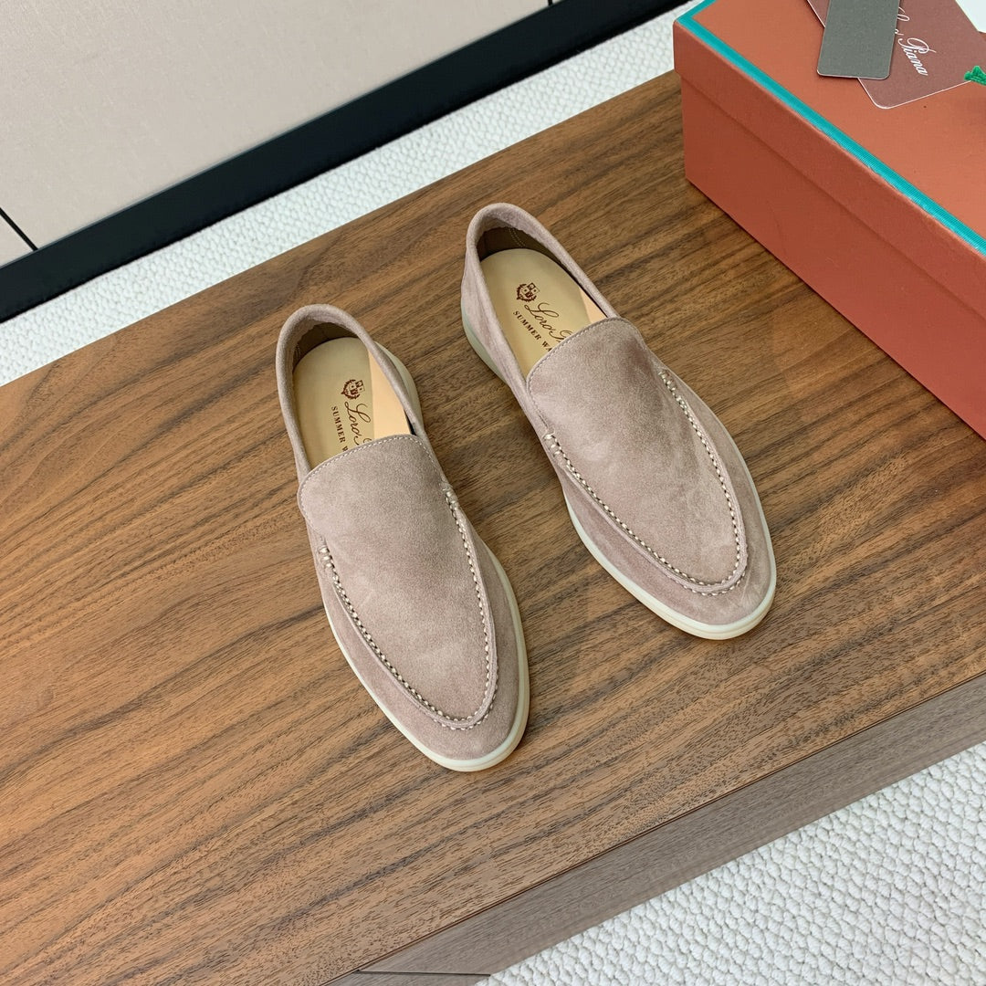 LP SUEDE SUMMER WALK LOAFERS BEIGE