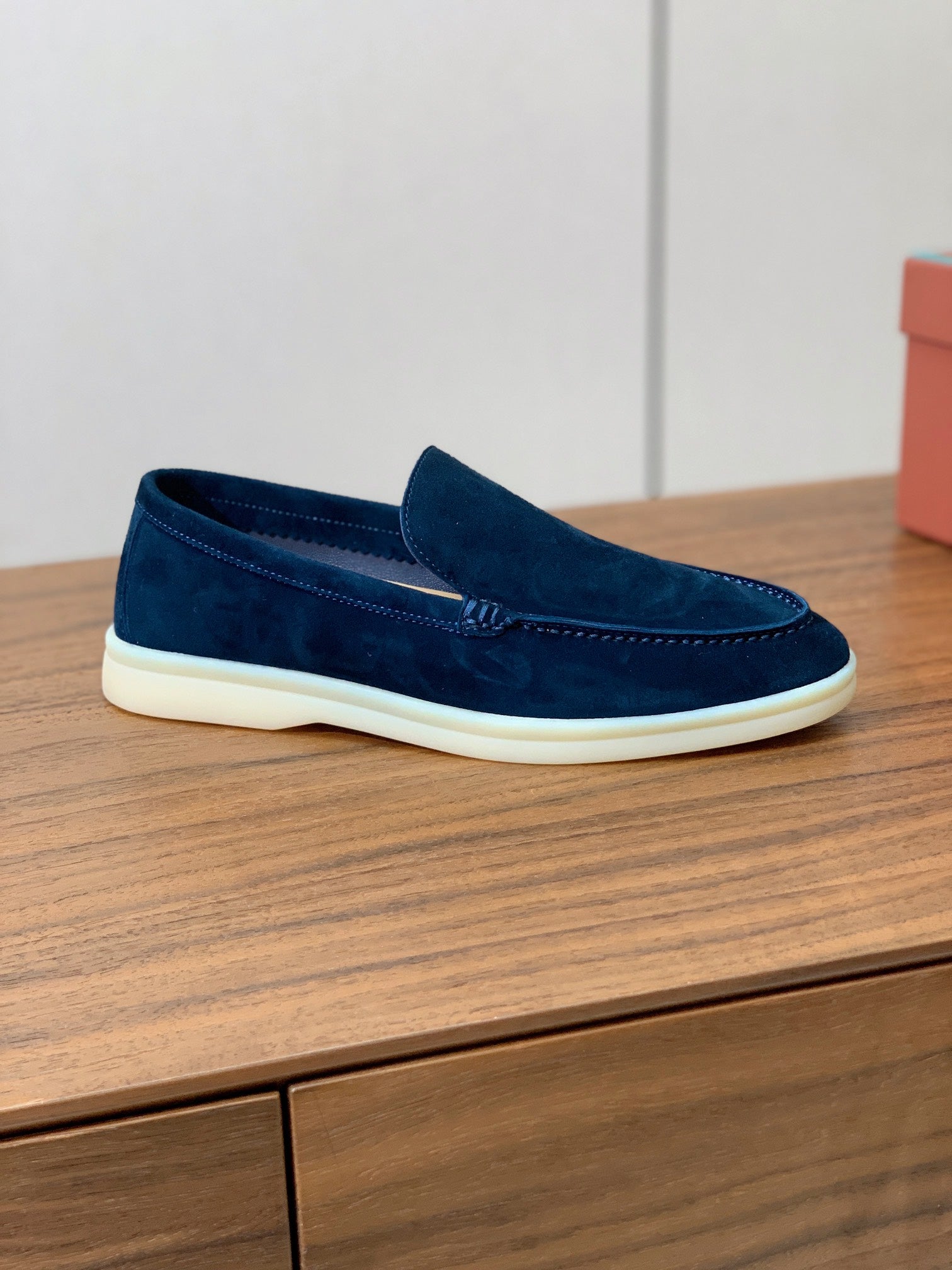 LP SUEDE SUMMER WALK LOAFERS NAVY BLUE