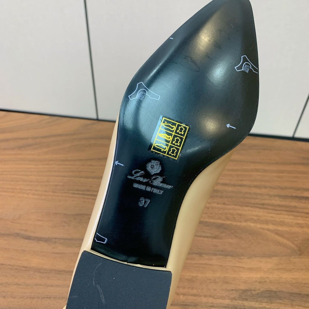 LP 26S BALLET FLATS IN BEIGE CALFSKIN