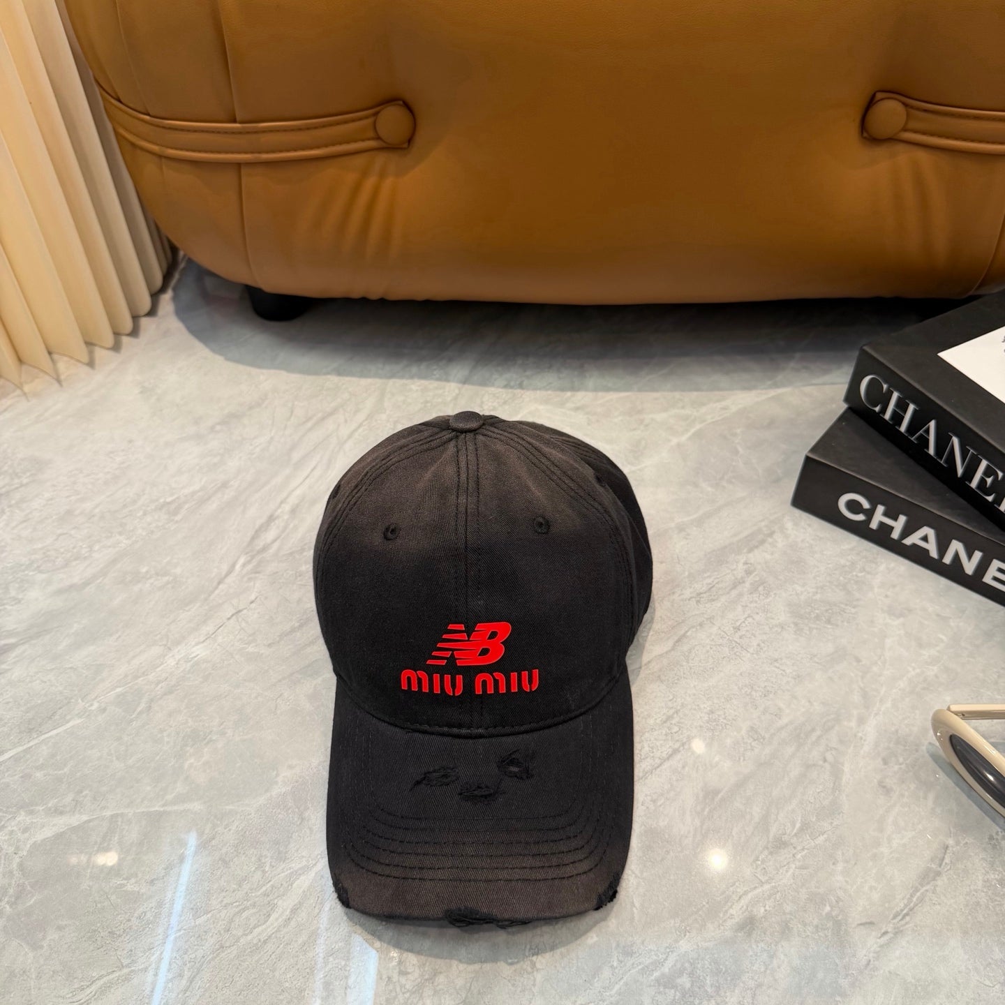 MIUMIU 26S BASEBALL CAP 342436