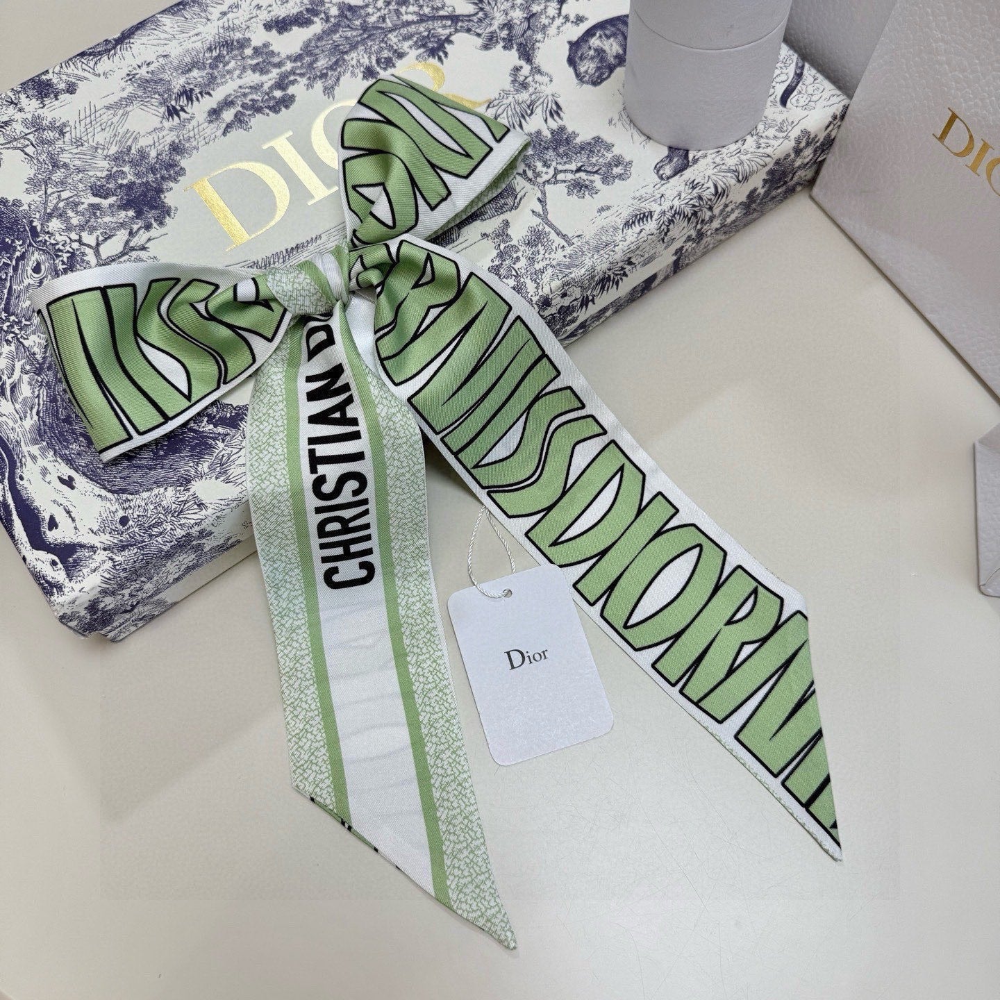 DIOR 26S SCARF 105CM IN SILK 259064