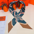 HERMES 26S SCARF 86 IN SILK 309670