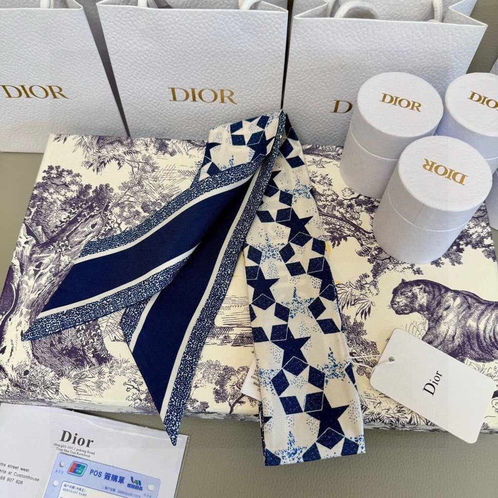 DIOR 26S SCARF 105CM IN SILK 276435