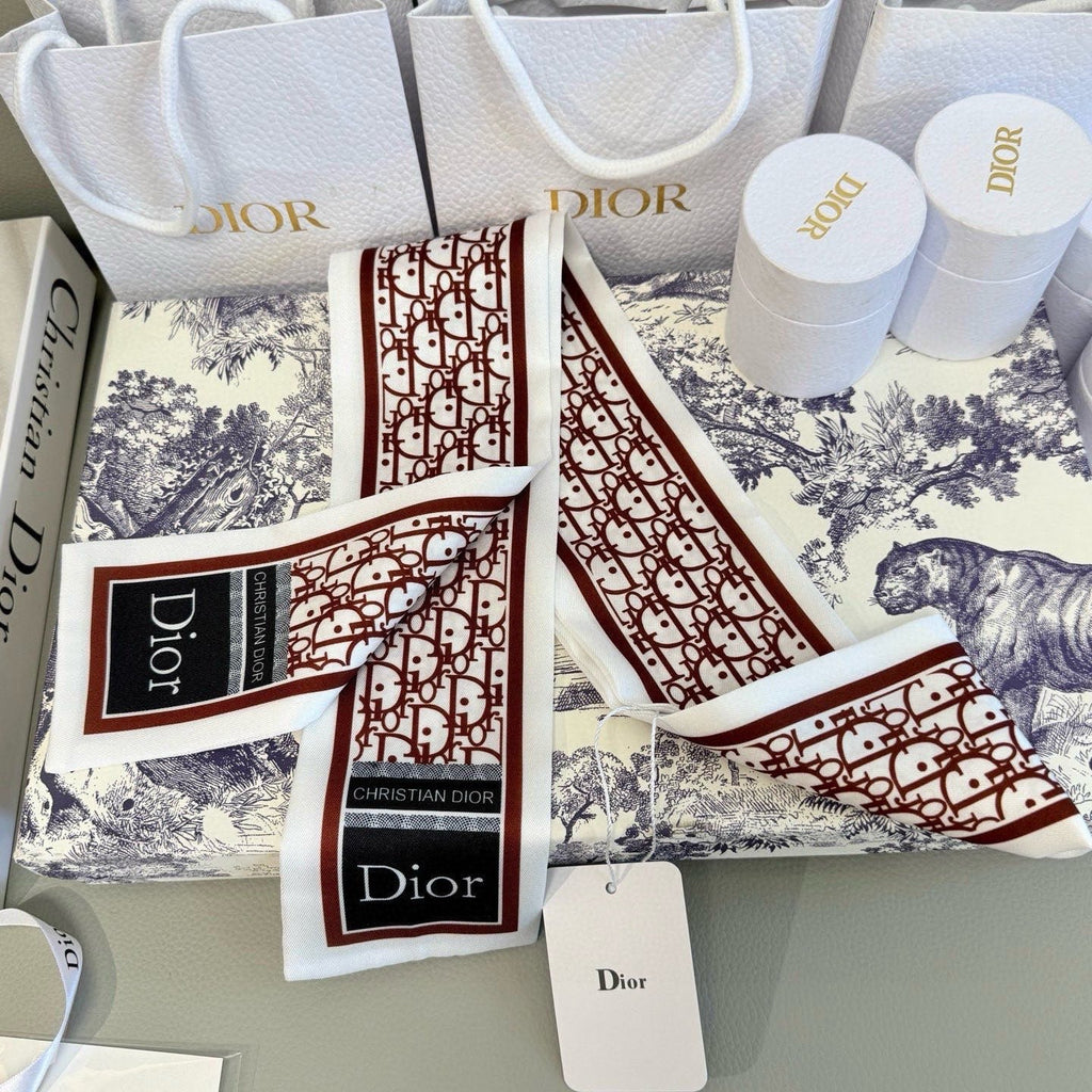 DIOR 26S SCARF 100CM IN SILK 316476