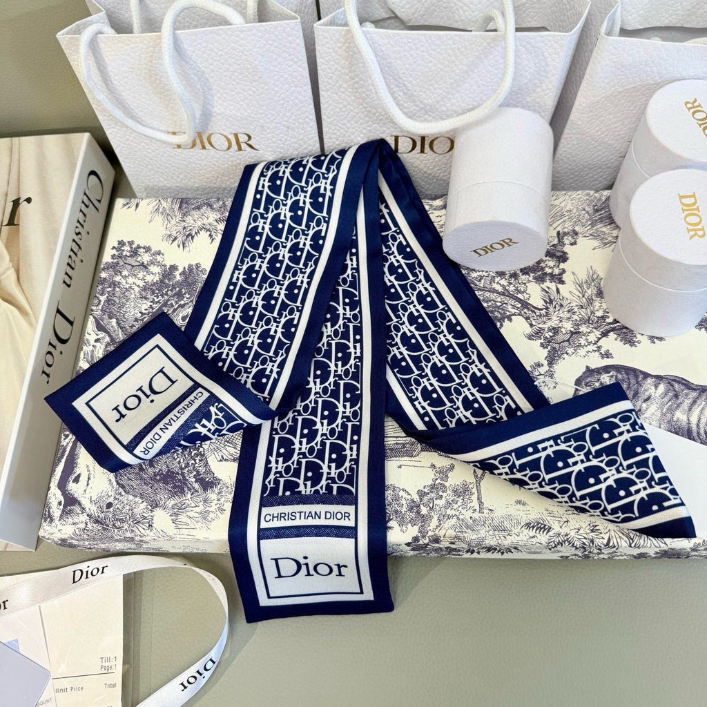 DIOR 26S SCARF 100CM IN SILK 316478