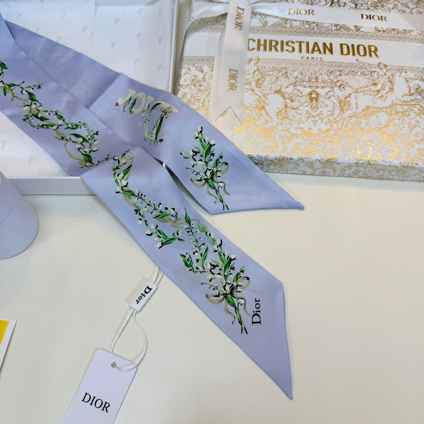 DIOR 26S SCARF 105CM IN SILK 304063